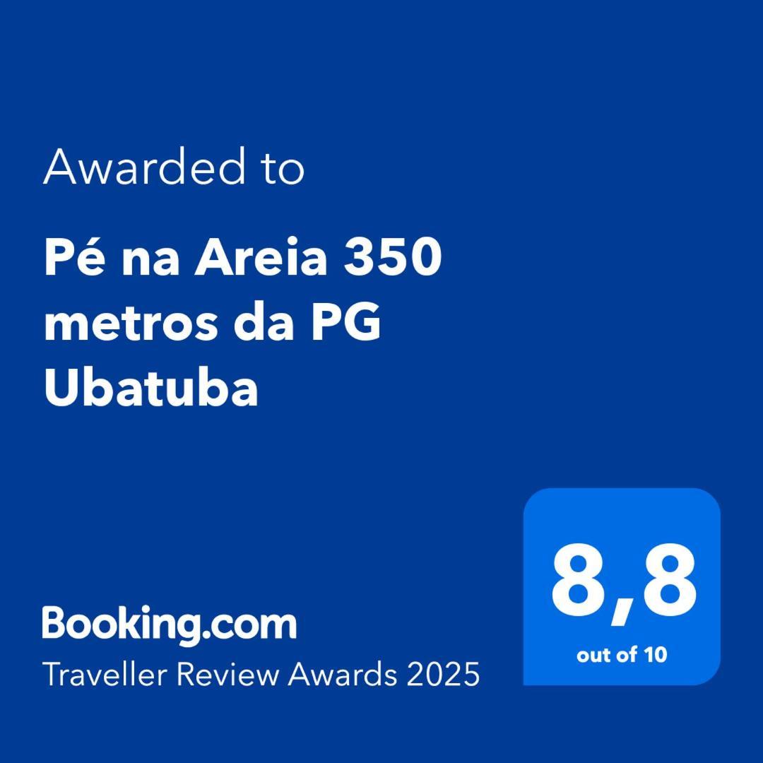Апартаменти Pe Na Areia 350 Metros Da Pg Убатуба Екстер'єр фото